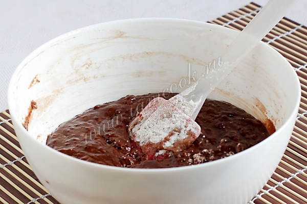 Шоколадное тесто для брауни
