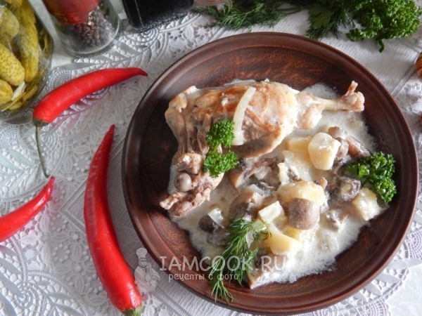 Рецепт рагу из кролика с картофелем