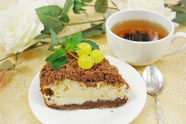 Рецепт творожного торфяного пирога