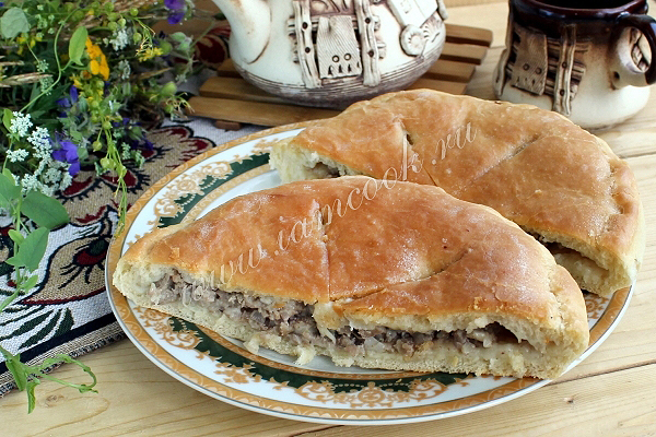 Рецепт осетинского пирога с мясом