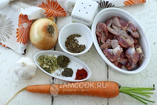 Рецепты Куриных Желудков С Фото Пошагово