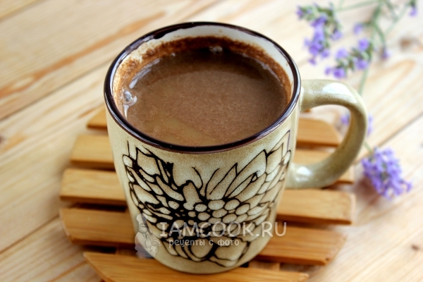 Фото горячего шоколада с лавандой