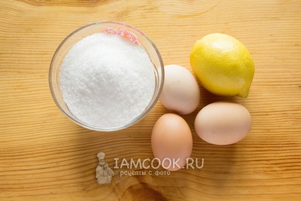 Ингредиенты для лимонной меренги