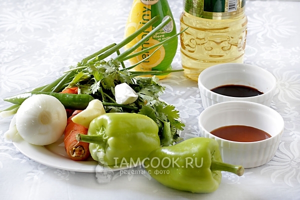 Ингредиенты для салата по-тайски