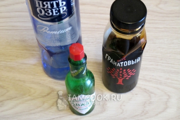 Ингредиенты для коктейля «Боярский»