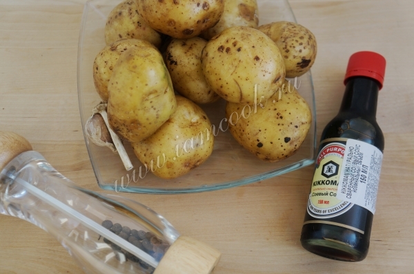 Ингредиенты для запекания картофеля дольками