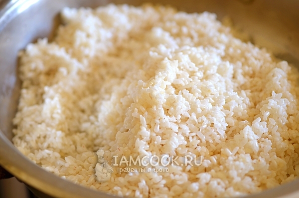Промыть рис