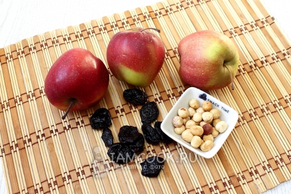 Ингредиенты для запекания яблок в мультиварке