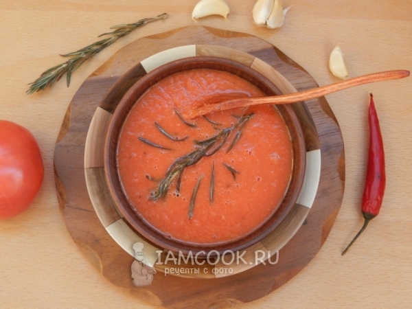 Фото томатного супа-пюре