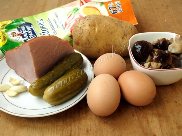Ингредиенты для Славянского салата
