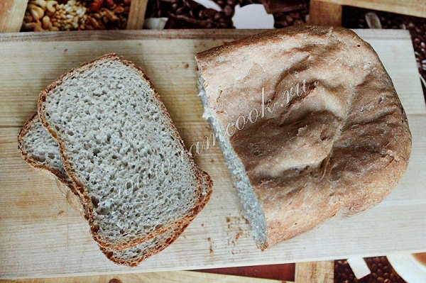 Запекаем хлеб в хлебопечке
