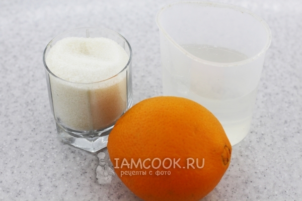 Ингредиенты для варенья из апельсиновых корок