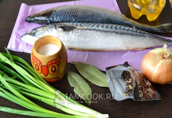 Ингредиенты для рыбного ассорти домашнего посола