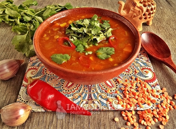 Фото индийского супа Расам