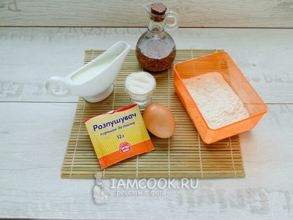 Ингредиенты для японских паровых кексов Муши-Пан