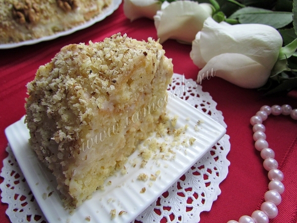 Домашний торт Пломбир, фото-рецепт