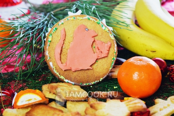 Рецепт новогоднего печенья «Огненная обезьяна»