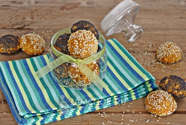 Фото сырного печенья с маслинами