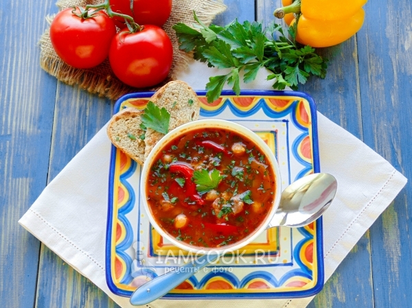 Готовый суп «Шорба» или шурпа по-тунисски