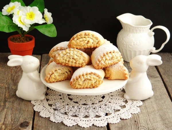 Фото печенья с грецким орехом