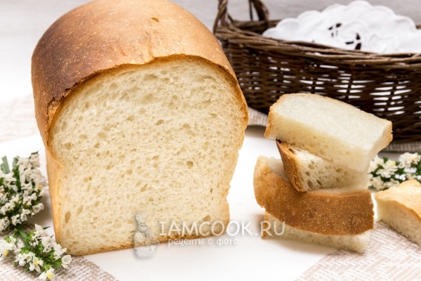 Фото белого хлеба на подсолнечном масле