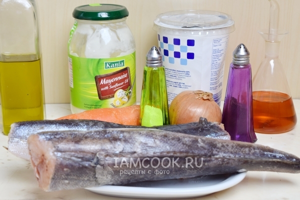 Ингредиенты для рыбы под маринадом «Язык проглотишь»