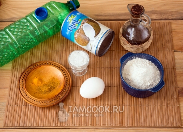 Ингредиенты для «Роти Джала» - малазийских кружевных блинов