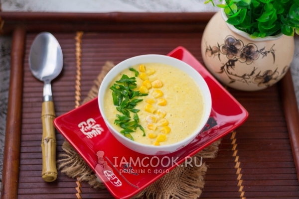 Рецепт японского кукурузного супа