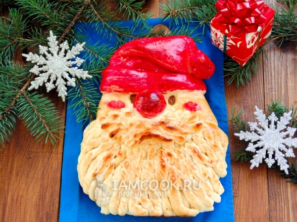 Рецепт хлеба «Дед Мороз»