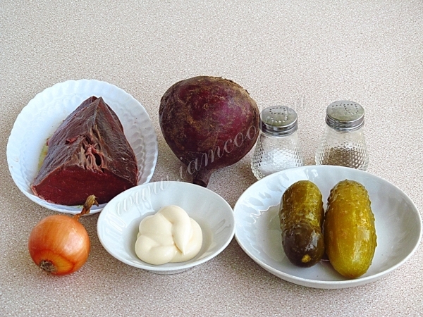 Ингредиенты для Белорусского салата