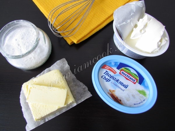 Ингредиенты для масляного крема