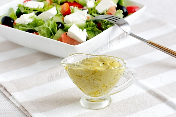 Рецепт соуса для греческого салата