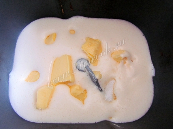 Молоко со сливочным маслом