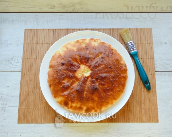 Готовый осетинский пирог с сыром