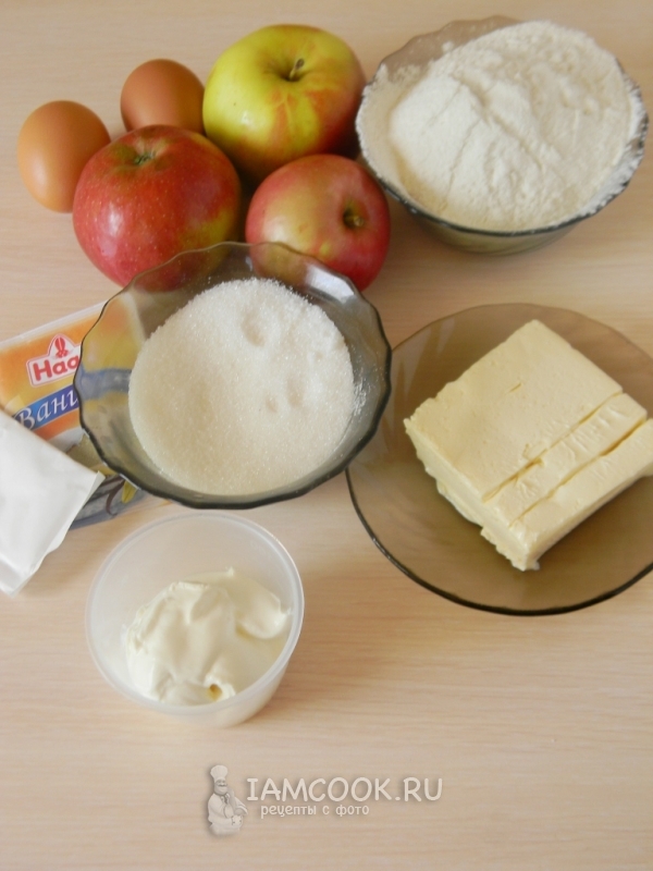 Ингредиенты для корнуэльского яблочного пирога