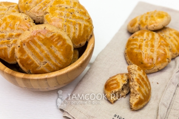 Фото медового печенья с цельнозерновой мукой