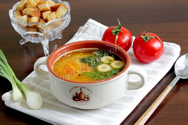 Рецепт постного супа из чечевицы