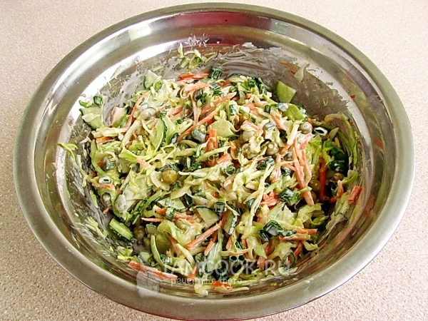 Готовый салат «Овощное раздолье»
