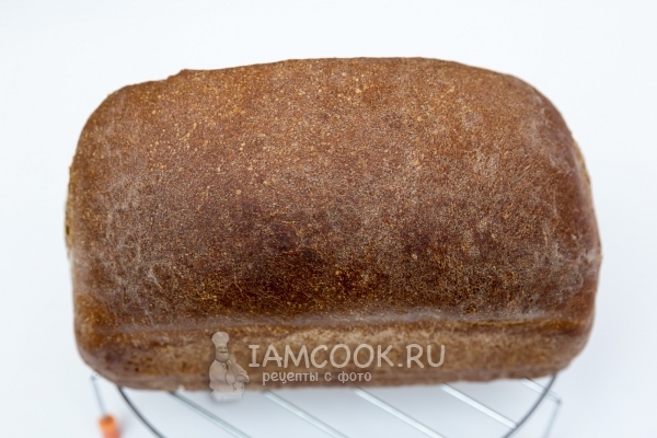 Готовый черемуховый хлеб