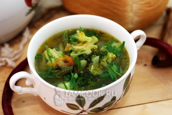 Рецепт супа с консервированным зеленым горошком