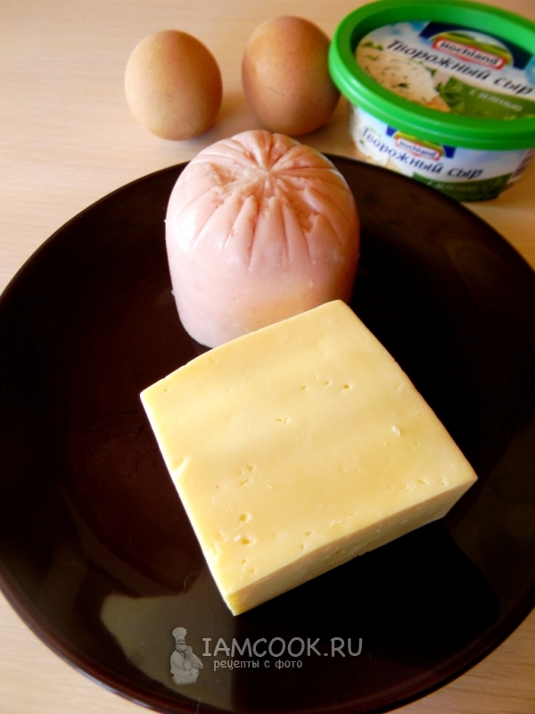 Ингредиенты для сырных шариков с ананасом
