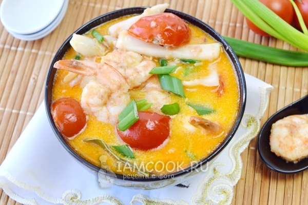 Готовый суп Том Ям