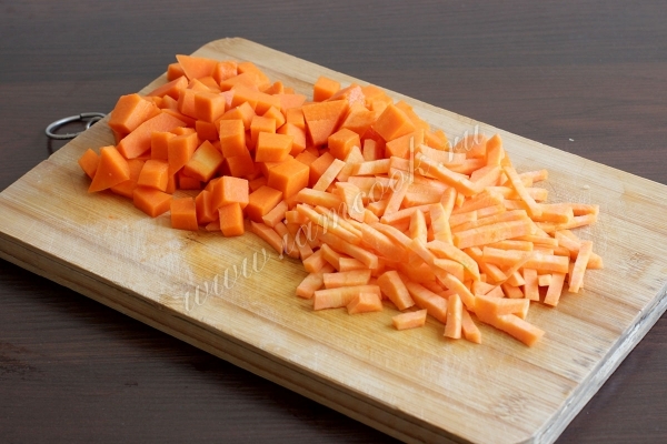 Морковь для чечевичного супа