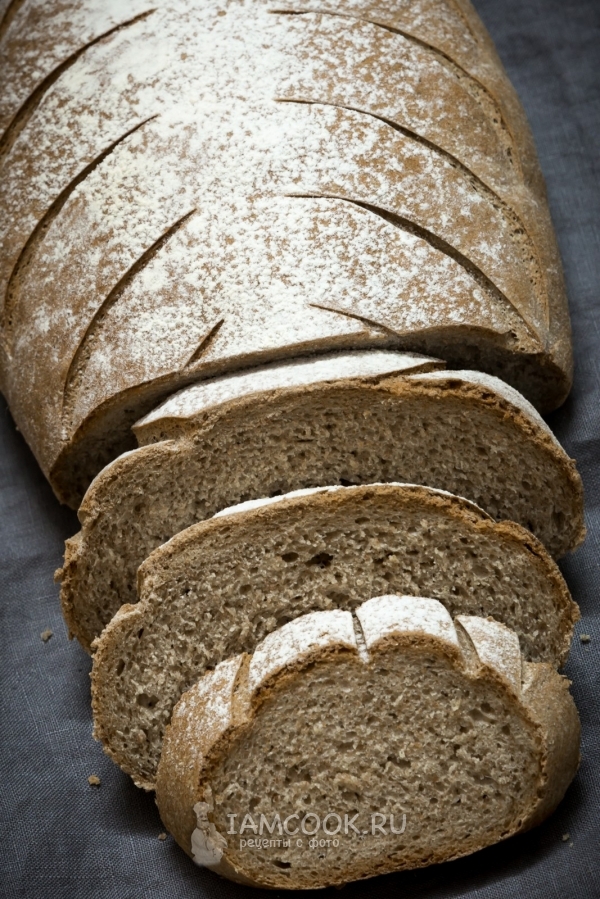Фото пшенично-ржаного хлеба на солоде