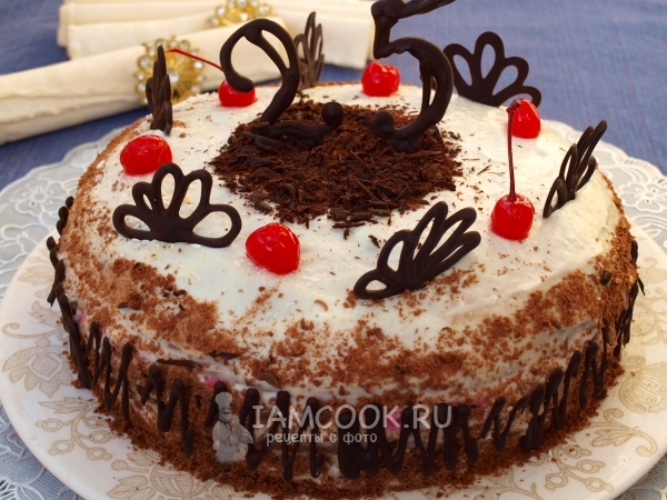 Рецепт торта «Чёрный лес»