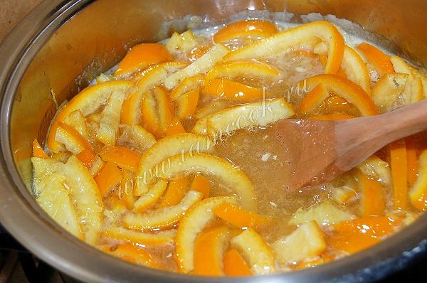 Варим апельсиновые корки