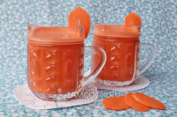 Рецепт морковного сока на зиму