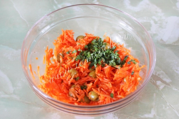 Рецепт простого морковного салата