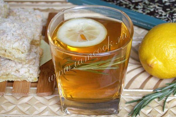 Рецепт чая с лимоном и имбирем