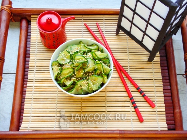 Рецепт cуномоно – японского салата из огурцов